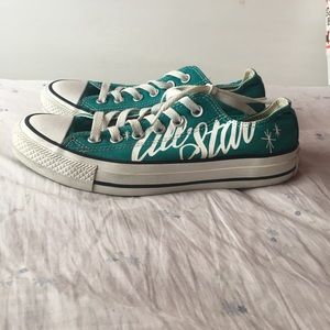 Teal converse