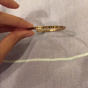 "Though she be but little, she is fierce" Bracelet