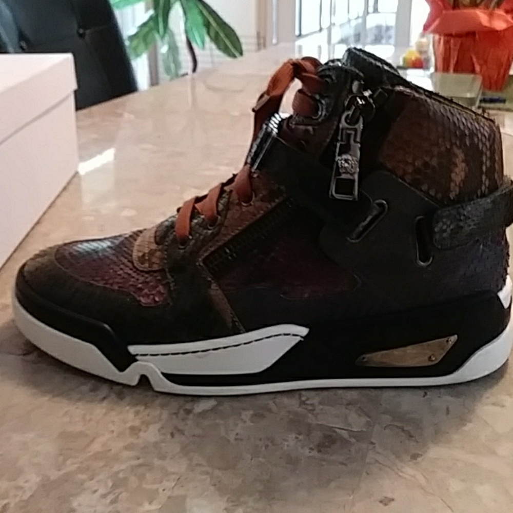 Versace python sneaker