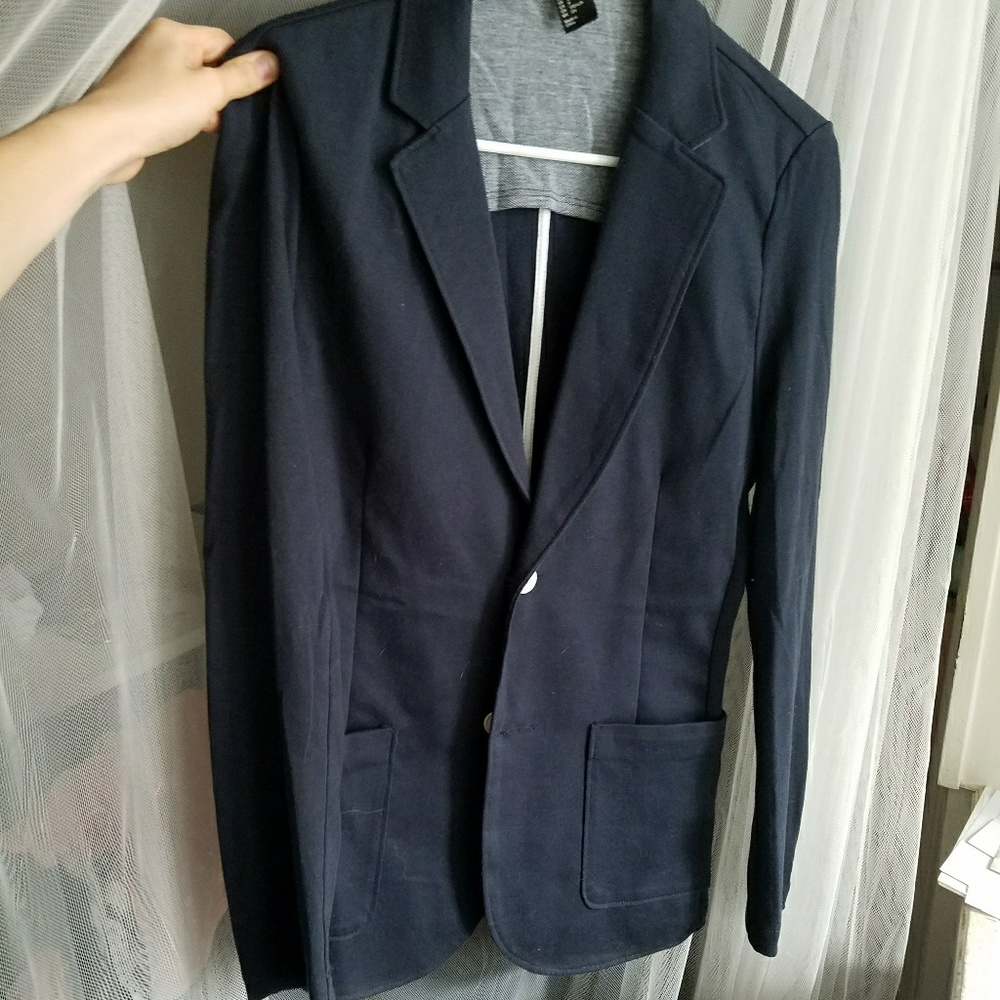 H&M Navy blue Vintage style Blazer