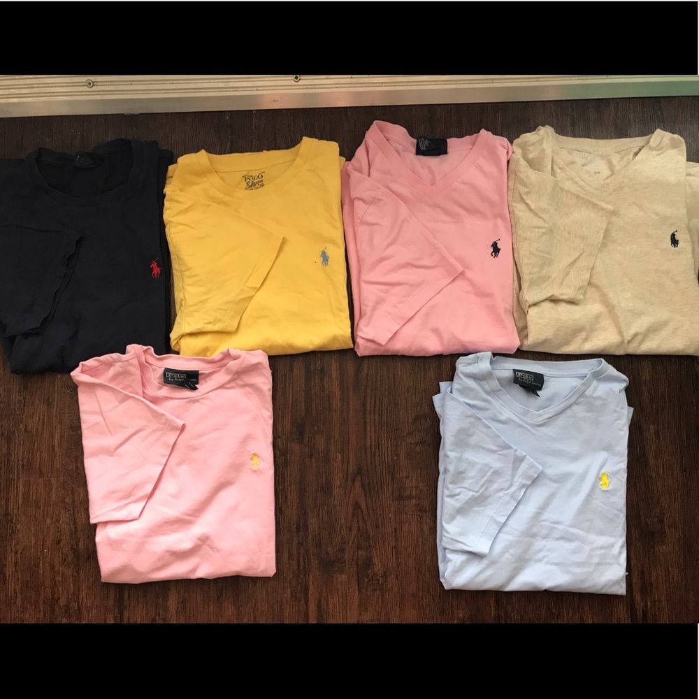 6 Small Ralph Lauren Tshirts