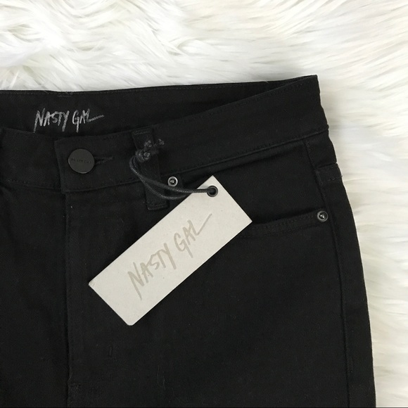 Black Denim Skinny High Waist - Picture 6 of 8