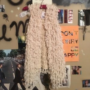 Shaggy vest