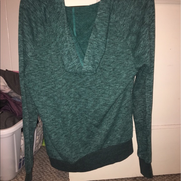 Volcom teal zipper jacket - Picture 2 of 2