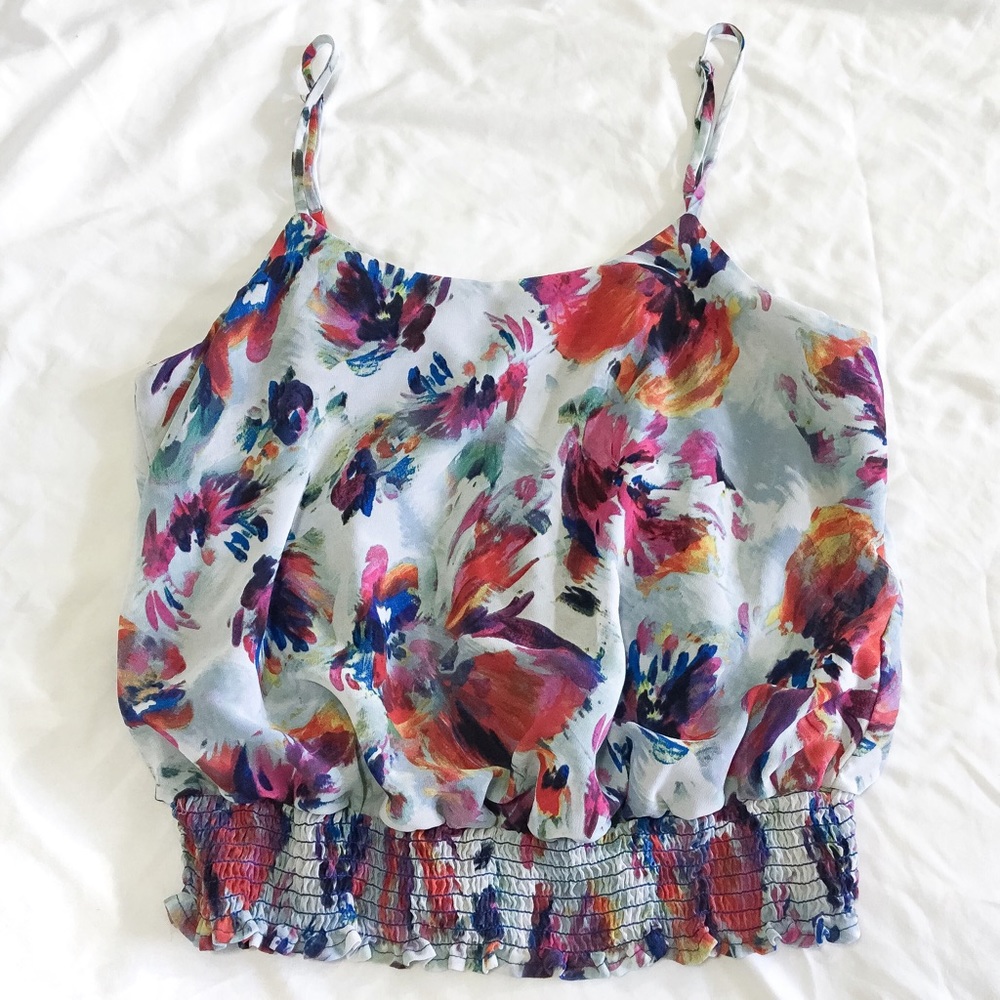 Lightweight Dressy Floral Tank