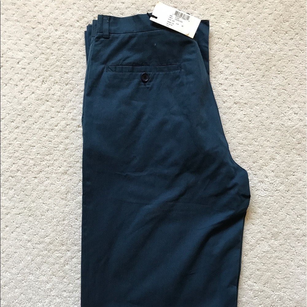 Calvin Klein flat front straight leg relaxed pants