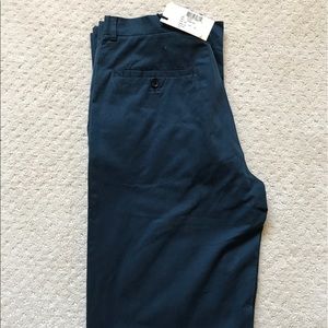 Calvin Klein flat front straight leg relaxed pants
