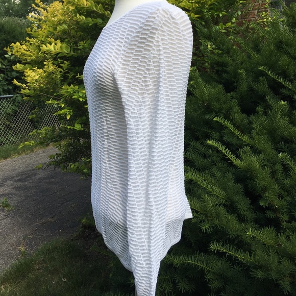 NIC ZOE Sheer Web Long Sleeve Criss Cross - Tunic - Picture 5 of 7