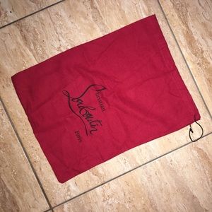 Christian Louboutin red dust bag