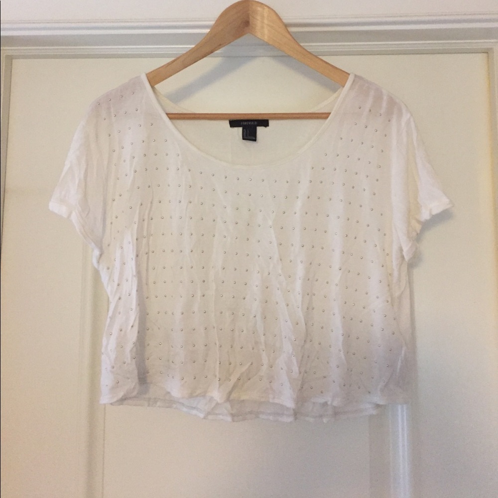 Studded crop top