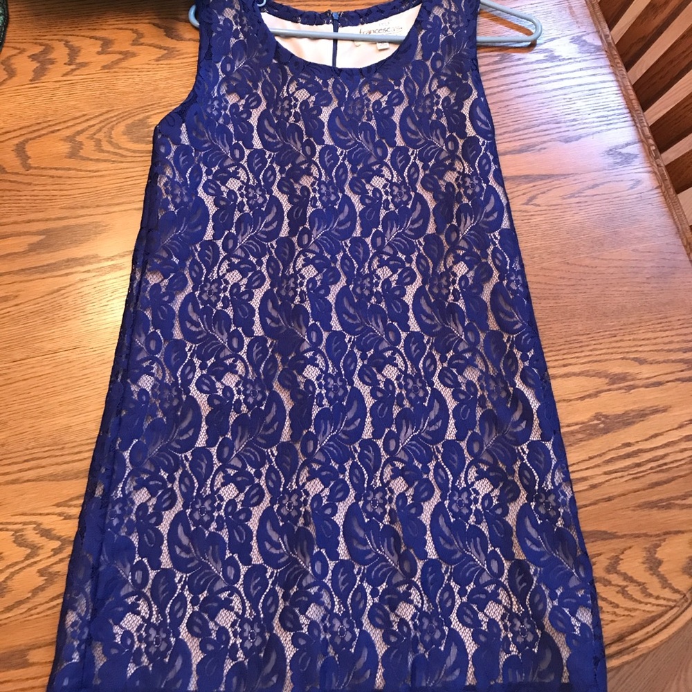 Francesca's Blue Lace Dress