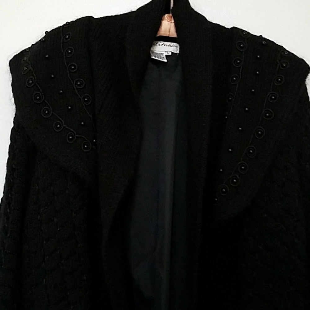 Sweater Coat With Linning