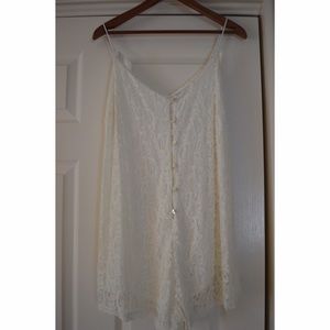 Lace Ivory Romper