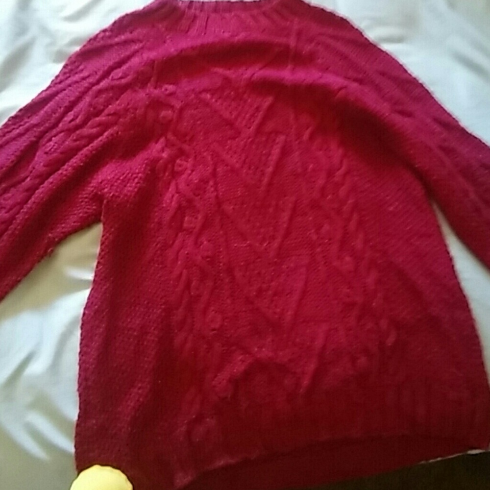 Red Rose Sweater