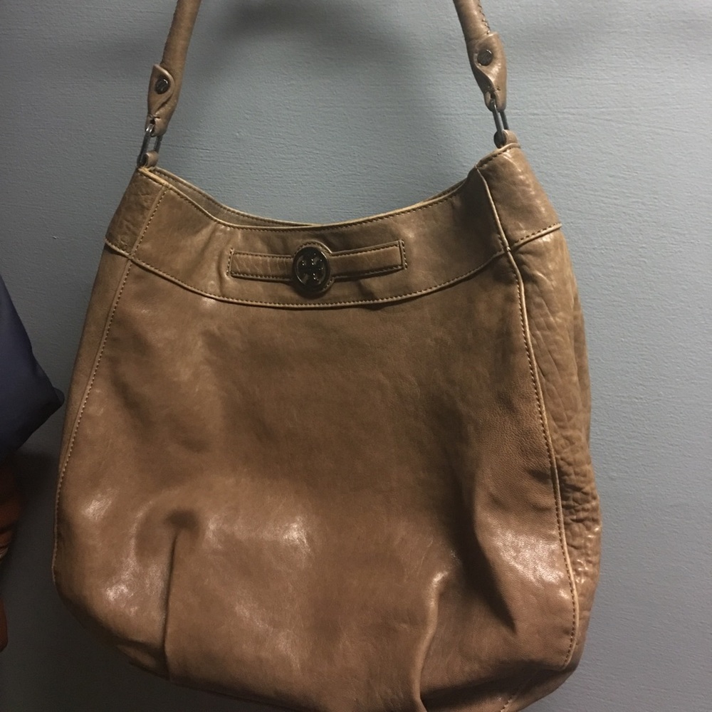 Tory Burch Leather Hobo Handbag