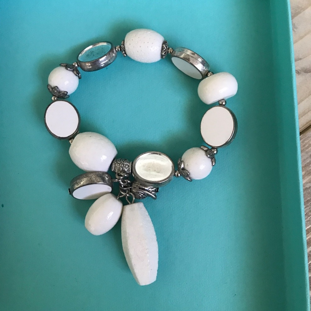 White bracelet