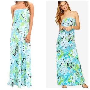 Let's Cha Cha Lilly Maxi Dress, worn once