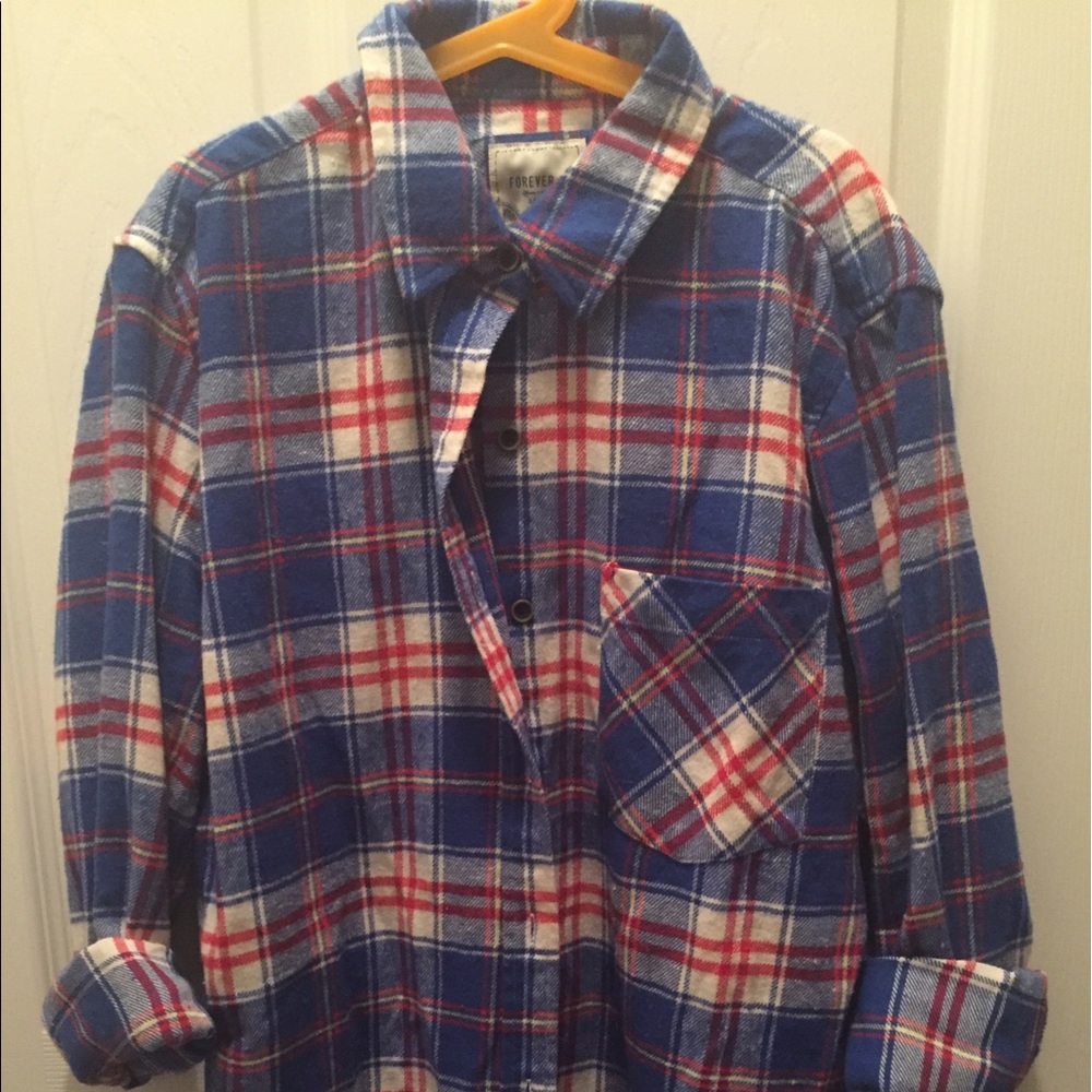 Long sleeve plaid shirt