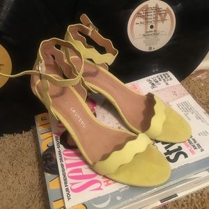 Funky kitten heel