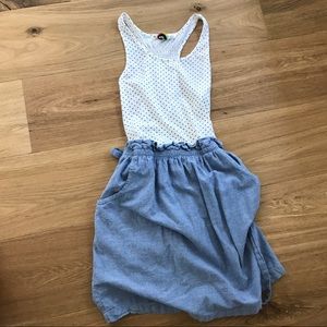 Blue and white Roxy kids dress