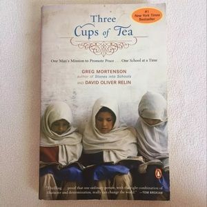 Three Cups of Tea Paperback Book