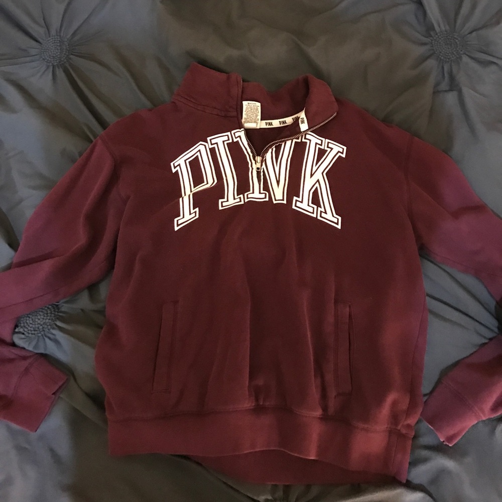 Maroon pink sweater