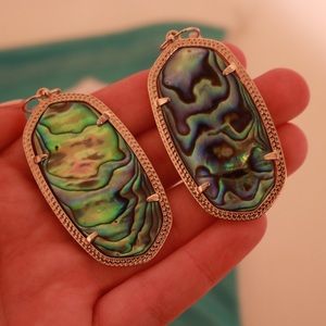 kendra scott abalone shell earrings