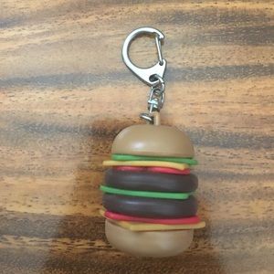 Burger key chain 🍔 makes burping noise