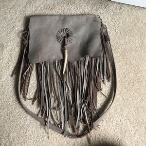 Fringe purse