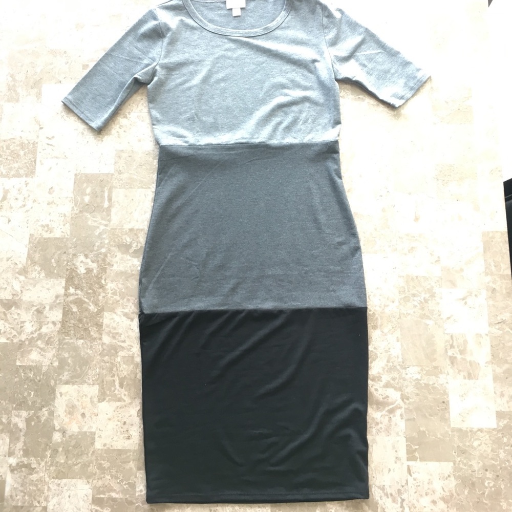 Julia LulaRoe Tunic black grey dress XXS