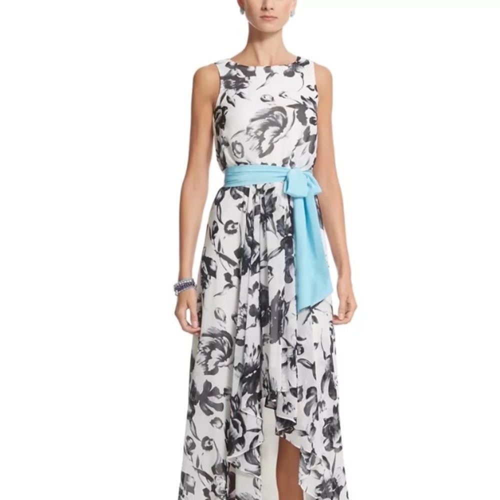 White House black market high low maxi dress