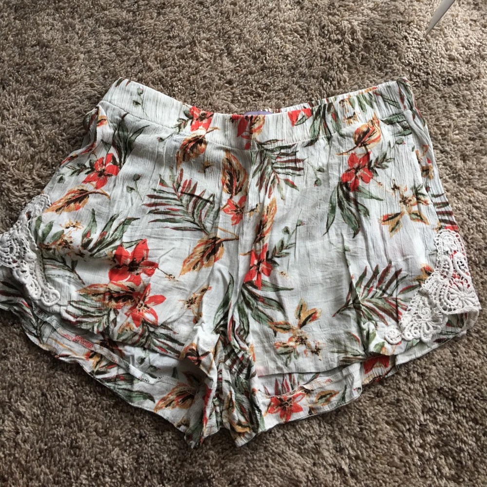 Francesca's floral shorts