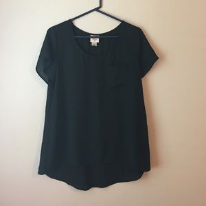 Short sleeve black shirt