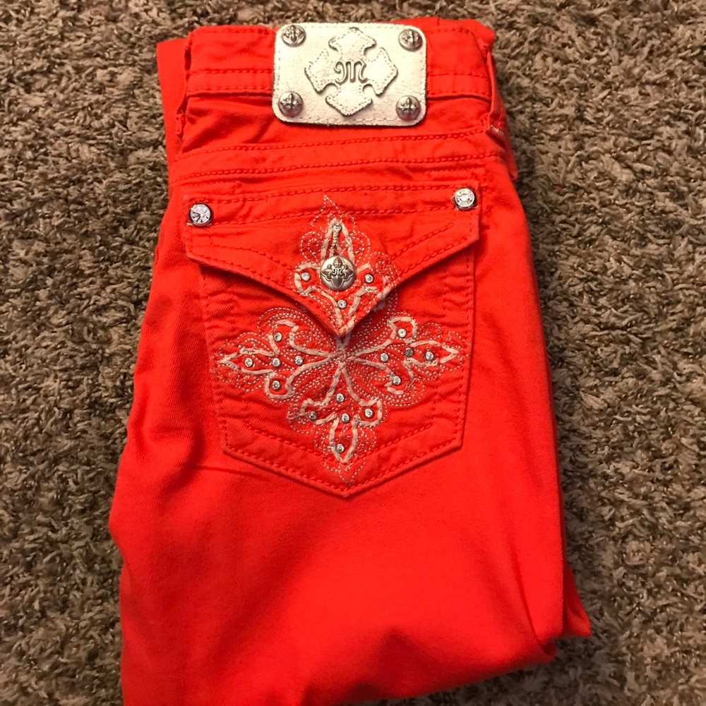 MISS ME red skinny jeans