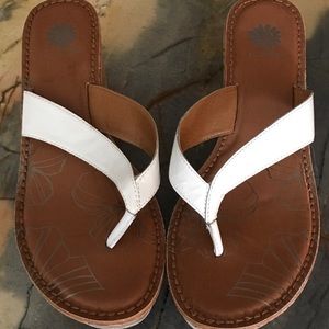 Yellow Box wedge sandals