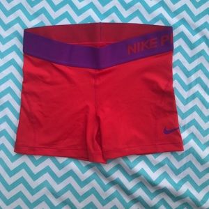Nike Pro Athletic shorts