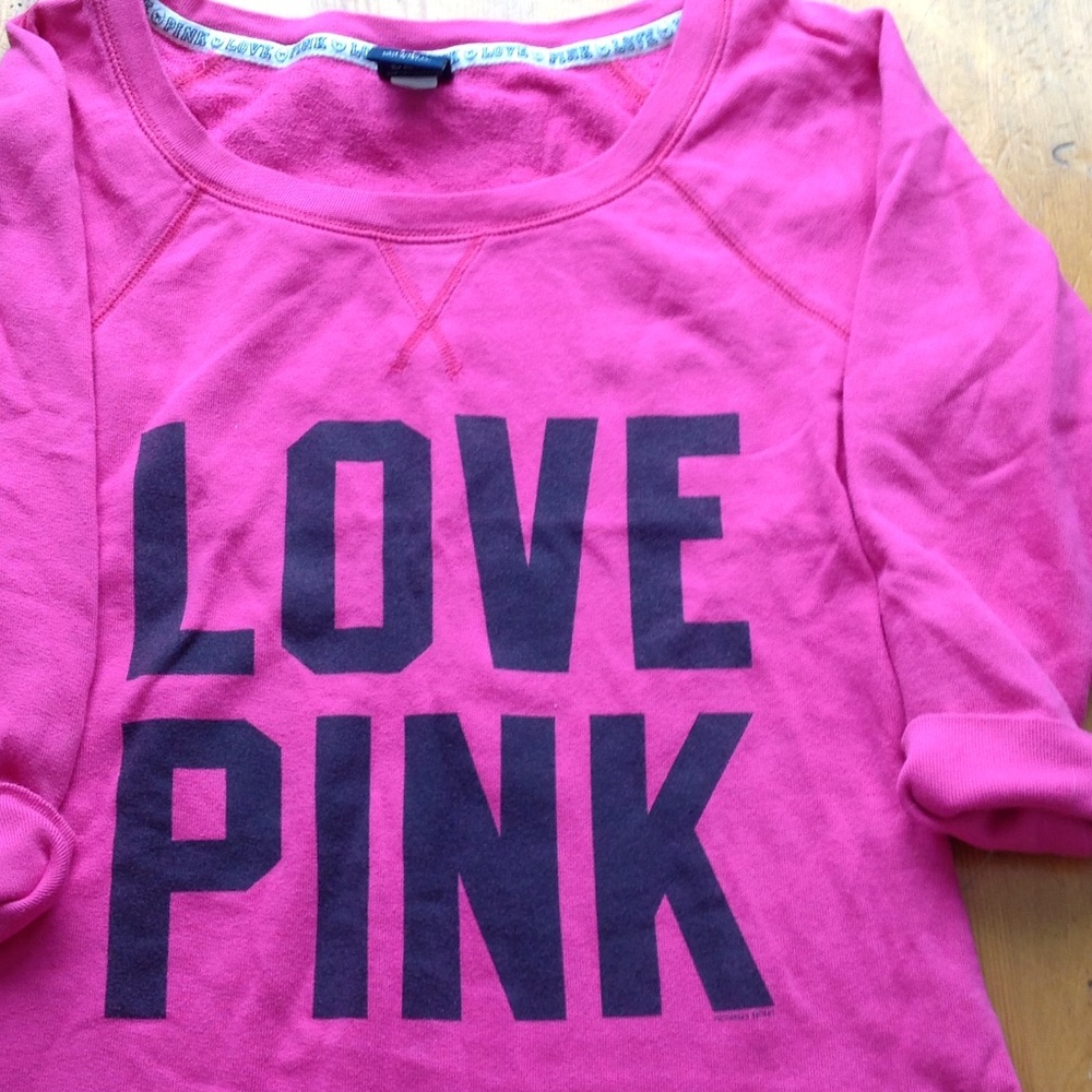 PINK vintage pullover