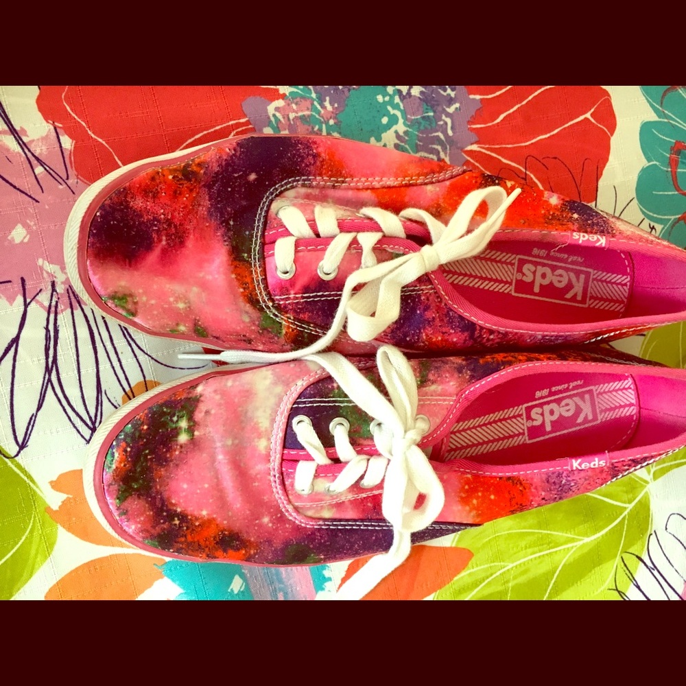 Pink Galaxy Keds