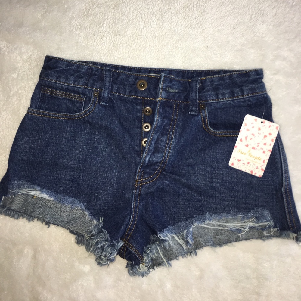 Brand new free people jean shorts