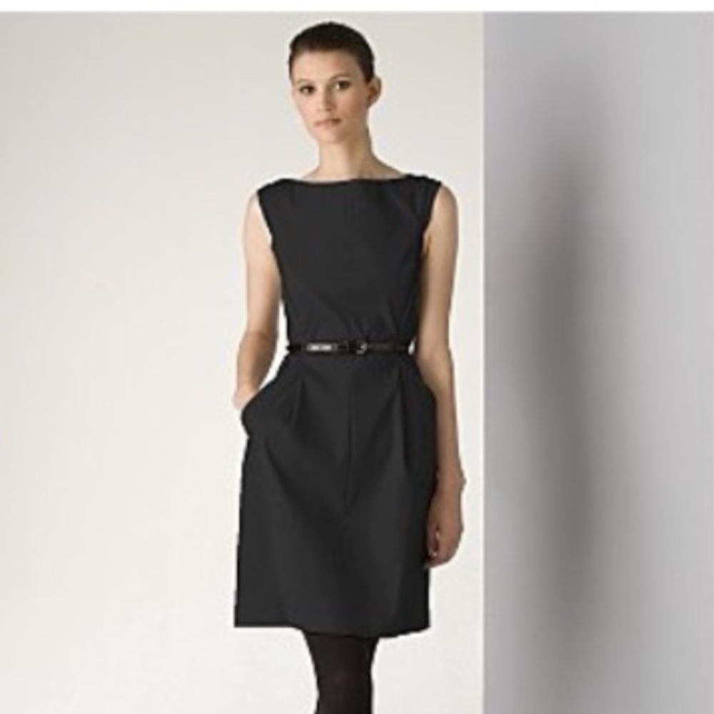 Theory tan work dress