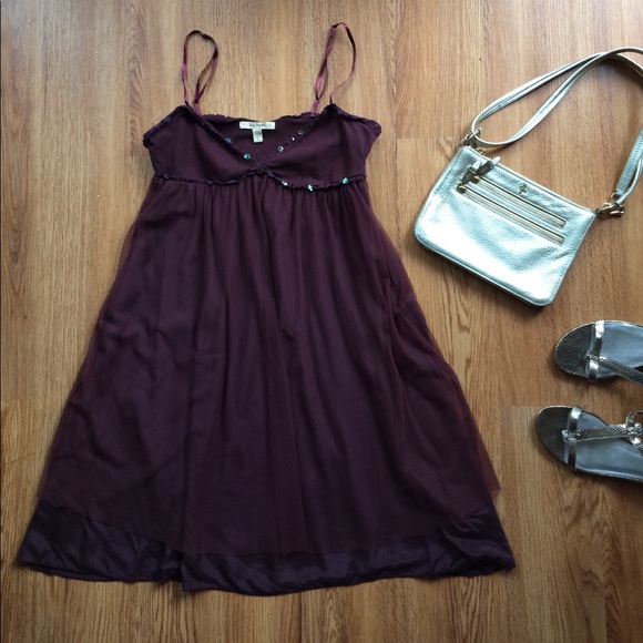 Free People Dresses & Skirts - Sale🇵🇷Free People sundress sequin florets mesh 4