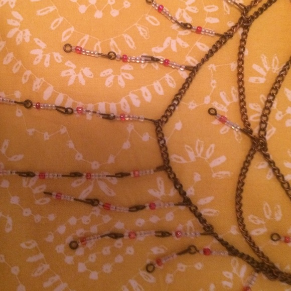 CHANDELIER CHAIN NECKLACE WITH BEADS - Picture 5 of 6