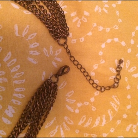 CHANDELIER CHAIN NECKLACE WITH BEADS - Picture 6 of 6