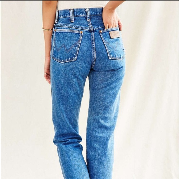 Poshmark Retro Jeans Mom High Wrangler Vintage Sky faHWpw