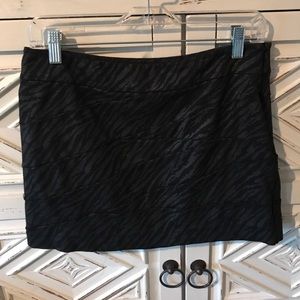 Express sparkly mini skirt