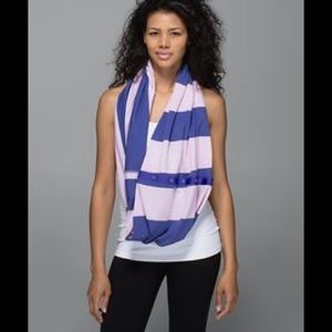 NWOT Lululemon Vinyasa Scarf Purple/Pink stripe