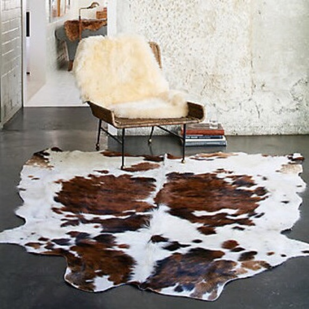 Sold Authentic Large Cowhide Rug