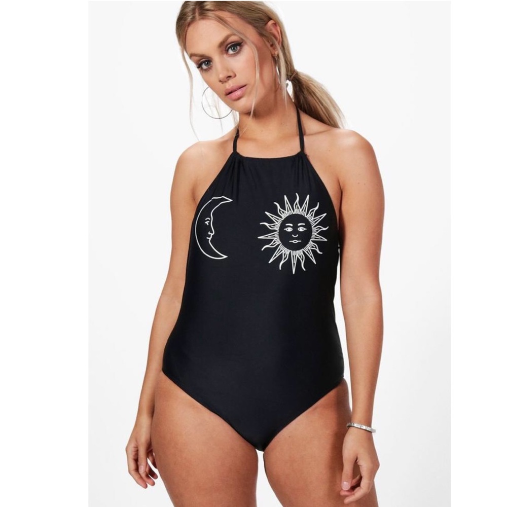 Boohoo Plus one-piece