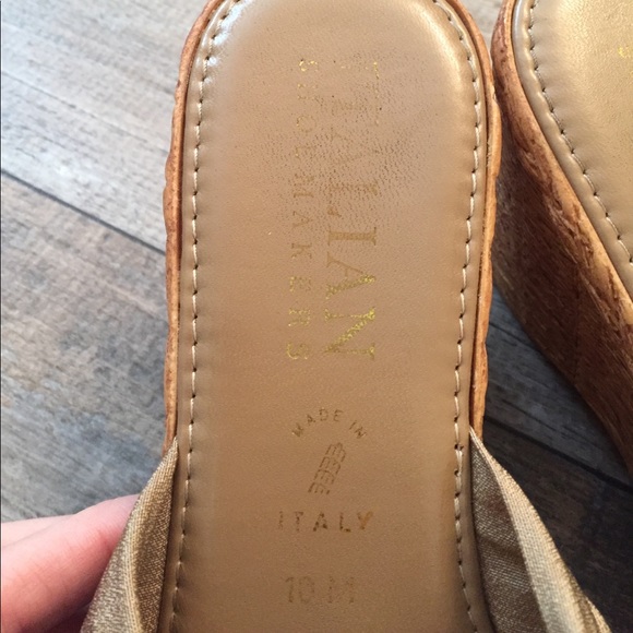 Nude color Italian Shoemakers wedges as 10m - Picture 2 of 3