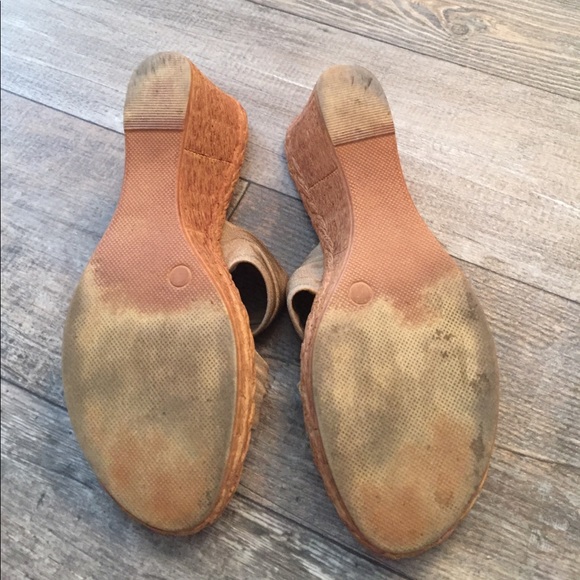 Nude color Italian Shoemakers wedges as 10m - Picture 3 of 3